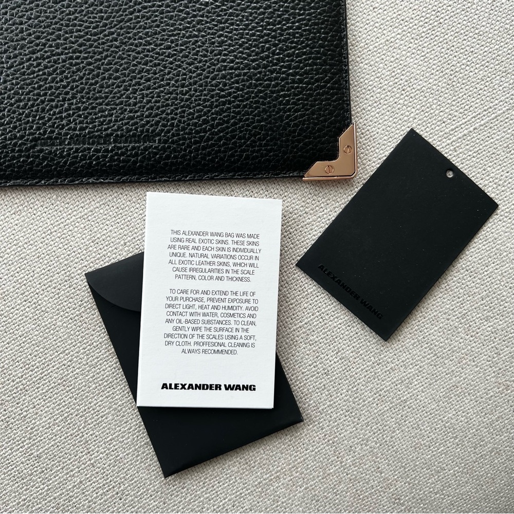ALEXANDER WANG Prisma Skeletal Textured Leather iPad Folio Sleeve - Picture 2 of 7